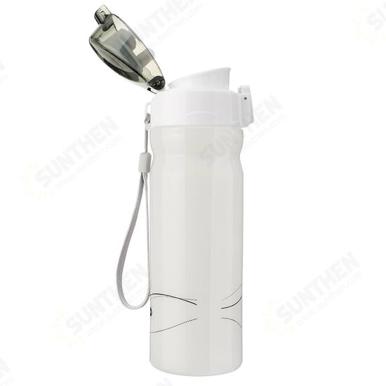 600ml/20oz High-quality Food Grade Water Bottle for long hikes, trekking, hot yoga class, long load trip Light Weight Design