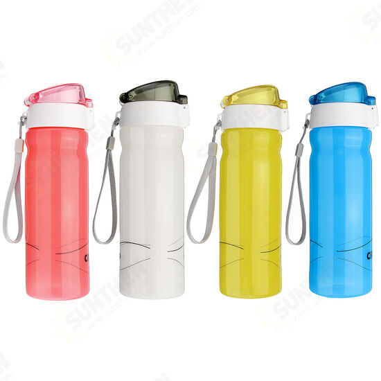 600ml/20oz High-quality Food Grade Water Bottle for long hikes, trekking, hot yoga class, long load trip Light Weight Design