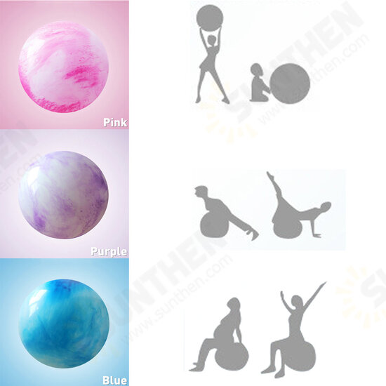 75CM Fitness Gym Yoga Ball Anti-burst Stability Body Balance Ball Home