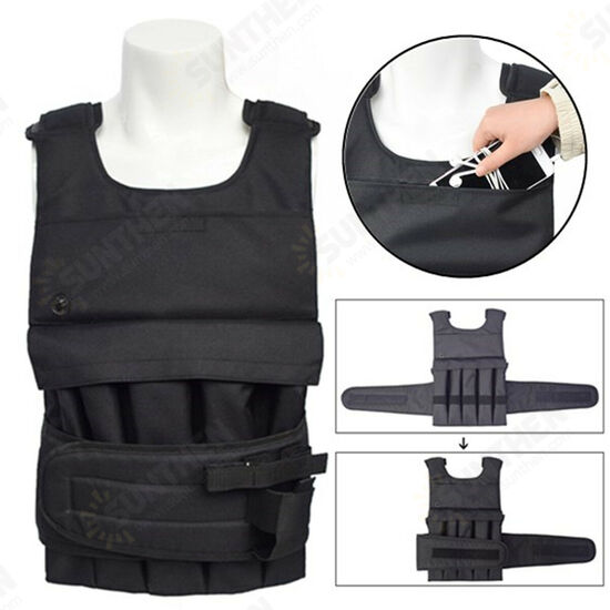 Adjustable Weight Vest Outdoor Training Physical Exercise Slimming Running trainingWeight Bearing Waistcoat Adjustable Weight Vest Outdoor Training Physical Exercise Slimming Running trainingWeight Bearing Waistcoat