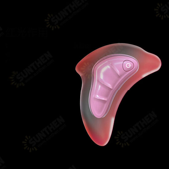 Electric Guasha Massage Machine Dolphin Style Body Face Slimming Massager Beauty Instrument Red & Blue Light Mode Tightening up Massage Device Electric Guasha Massage Machine Dolphin Style Body Face Slimming Massager Beauty Instrument Red & Blue Light Mode Tightening up Massage Device