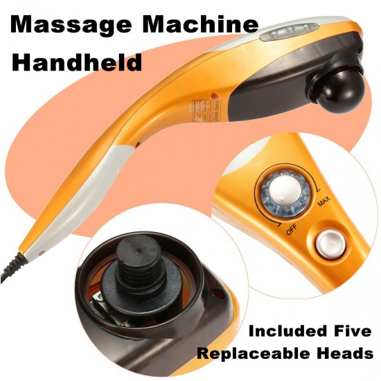 Electric Handheld Body Electric Massager Back Shoulder Neck Waist Leg Massage