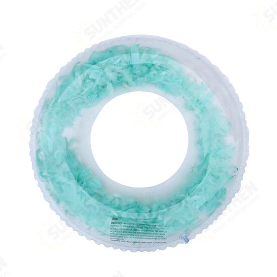 Feather Inflatable Swimming Ring Floating Circle Adult & Kid Beach Pool Toys Swimming Ring