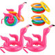 Inflatable Flamingo Ring Toss Game For Family Party Pool Garden Throwing Toys