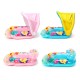 Inflatable Sunshade Kids Float Seat Boat Children Swim Swimming Ring Pool Water