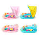 Inflatable Sunshade Kids Float Seat Boat Children Swim Swimming Ring Pool Water