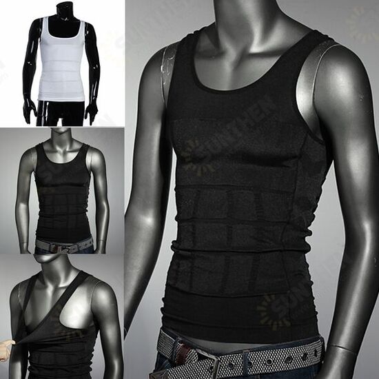 Men's Belly Body Shaper Vest Shirt Corset Underwear Belt Comfortable