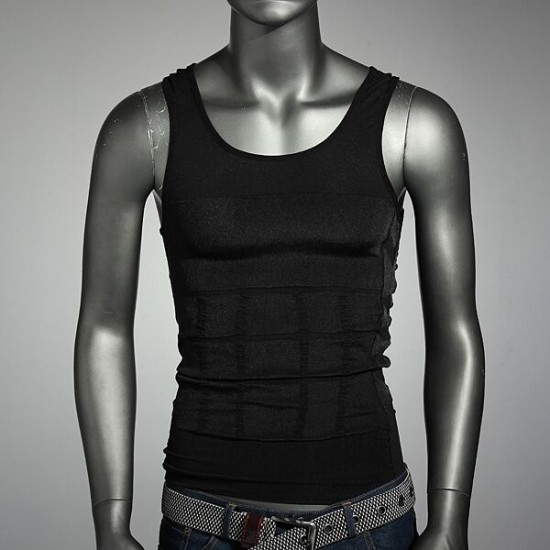 Men's Belly Body Shaper Vest Shirt Corset Underwear Belt Comfortable