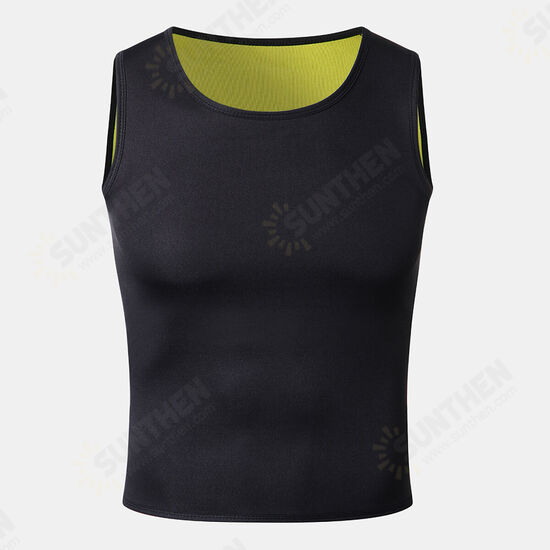 Men's Body Shaper Slimming Sweat Trainer Yoga Gym Cincher Vest