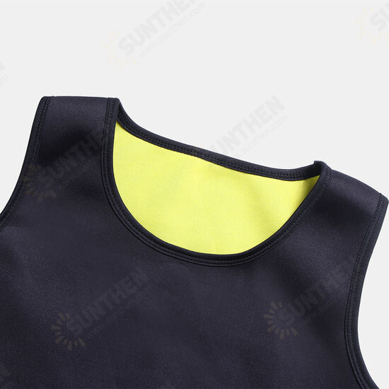 Men's Body Shaper Slimming Sweat Trainer Yoga Gym Cincher Vest