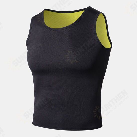 Men's Body Shaper Slimming Sweat Trainer Yoga Gym Cincher Vest