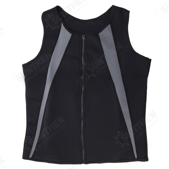 Mens Waist Trainer Vest Sauna Sweat Body Shaper