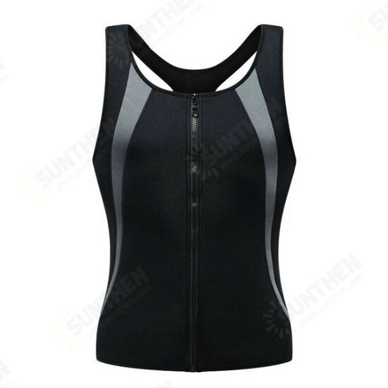 Mens Waist Trainer Vest Sauna Sweat Body Shaper