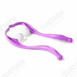 Non-Slip Manual Cervical Spine Massager Washable Multi-Function Double Press Ball Neck Massager Non-Slip Manual Cervical Spine Massager Washable Multi-Function Double Press Ball Neck Massager