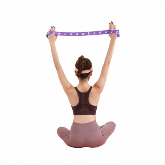 Resistance Band Yoga Exercise Fitness Heavy Duty Latex Stretching Loop Belt Home Gym