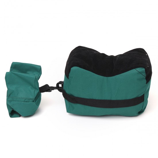 Shooting Range Sand Bag Set Bench Rest Stand Front Rear Bag Hunting Slimming & Exercising