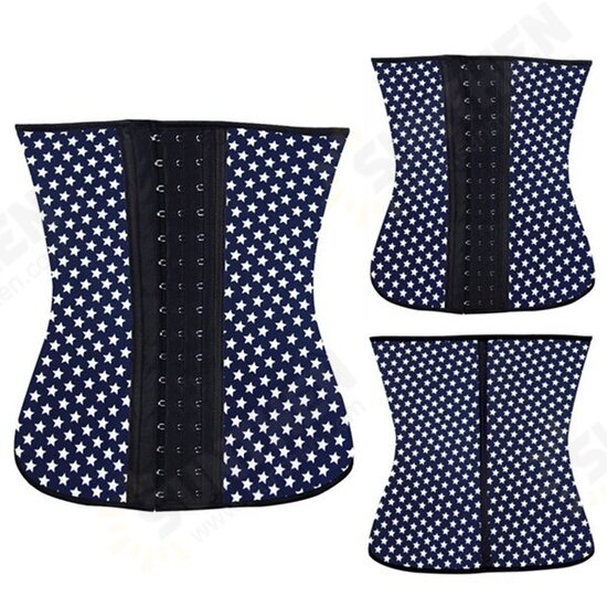 Slimming Bone Latex Rubber Waist Trainer Body Shaping Shaper Cincher Underbust Corset