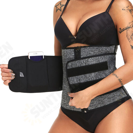 Sport Women Waist Tummy Girdle Zipper Belt Corset Body Shaper Trainer Control Sport Women Waist Tummy Girdle Zipper Belt Corset Body Shaper Trainer Control