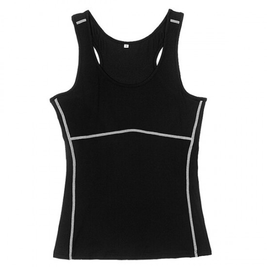 Women Compression Yoga Sport Running Tank Top Vest Clothing Shirt Gym Wear