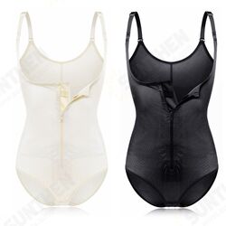 Women Full Body Shaper Front Zip Tummy Bodysuit Slimming Waist Trainer Underbust Shapewear Women Full Body Shaper Front Zip Tummy Bodysuit Slimming Waist Trainer Underbust Shapewear