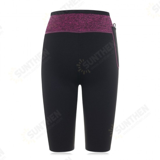 Women Gym Sauna Shorts Pants Waist Body Shaper Sweat S-3XL Sport Soft