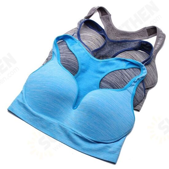 Women Yoga Fitness Stretch Bra Workout Sport Gym Padded Tank Top