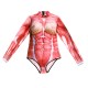 Womens Human Organs Swimwear Cosplay Costume Swimsuit Bathing Suit Party Clothes