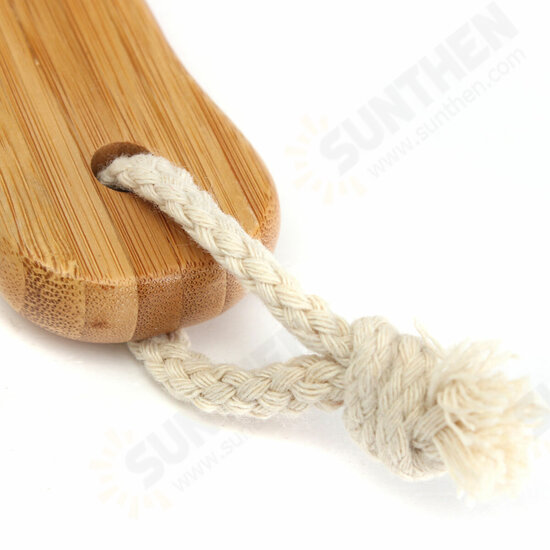 Wooden Handle Bristle Bath Shower Back Exfoliate Massage Brush