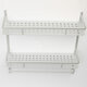 1/2 Layers Bathroom Wall Mounted Rack Alumimum Storage Shelf Towel Bar Holder Hanger Organizer Shelf