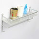 1/2 Layers Bathroom Wall Mounted Rack Alumimum Storage Shelf Towel Bar Holder Hanger Organizer Shelf