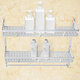 1/2 Layers Bathroom Wall Mounted Rack Alumimum Storage Shelf Towel Bar Holder Hanger Organizer Shelf