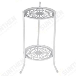 2 Layers Flower Rack Tray Landing Flower Pot Rack Iron Flower Shelf Plant Stands for Living Room Outdoor/Indoor Balcony 2 Layers Flower Rack Tray Landing Flower Pot Rack Iron Flower Shelf Plant Stands for Living Room Outdoor/Indoor Balcony