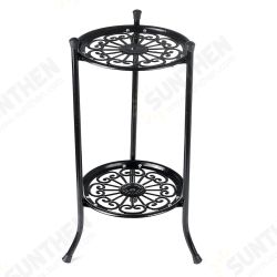 2 Layers Flower Rack Tray Landing Flower Pot Rack Iron Flower Shelf Plant Stands for Living Room Outdoor/Indoor Balcony 2 Layers Flower Rack Tray Landing Flower Pot Rack Iron Flower Shelf Plant Stands for Living Room Outdoor/Indoor Balcony