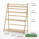 2/3/4 Tiers Plant Flower Pot Storage Organizer Shelf Bamboo Rack Bookshelf Environmental For Home Office Garden Living room Bedroom