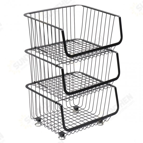 2/3/4/5 Tiers Kitchen Storage Racks Bookshelf Bathroom Shelf Space Saving Holder Organizer with Wheels