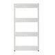 3/4 Layers Movable Storage Rack Crevice Storage Shelf Organizer with Wheel Refrigerator Crevice Storage Rack Storage Trolley