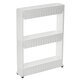 3/4 Layers Movable Storage Rack Crevice Storage Shelf Organizer with Wheel Refrigerator Crevice Storage Rack Storage Trolley