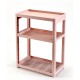 3/4 Layers Multi-use Storage Shelf Simple Floor Standing Storage Rack Living Room Bathroom Kitchen Rack Bookshelf Display Stand Compartment Shelf