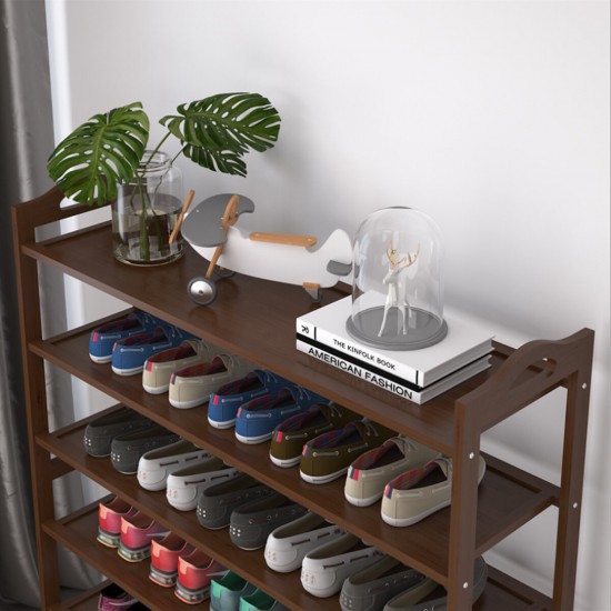 3/4/5/6 Tiers Shoe Rack Multi-layers Storage Shelf Space Saving Organizer Books Decorations Stand for Home Office