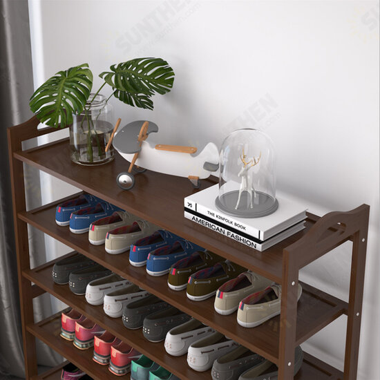 3/4/5/6 Tiers Shoe Rack Multi-layers Storage Shelf Space Saving Organizer Books Decorations Stand for Home Office