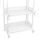 4 Layers Iron Storage Rack Modern Simple Bathroom Floor Shelf Household Shoe Rack Bookshelf Storage Shelf