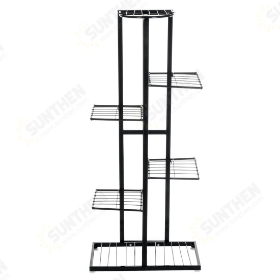 4/6 Layers Plant Flower Stand Metal Flower Pot Shelf Garden Rack Bookshelf Display Rack Holder Home Office Decors