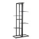 4/6 Layers Plant Flower Stand Metal Flower Pot Shelf Garden Rack Bookshelf Display Rack Holder Home Office Decors