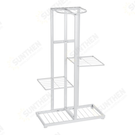 4/6 Layers Plant Flower Stand Metal Flower Pot Shelf Garden Rack Bookshelf Display Rack Holder Home Office Decors