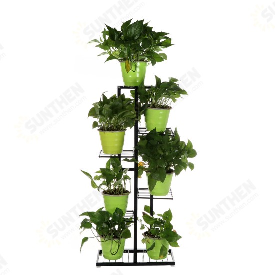 4/6 Layers Plant Flower Stand Metal Flower Pot Shelf Garden Rack Bookshelf Display Rack Holder Home Office Decors