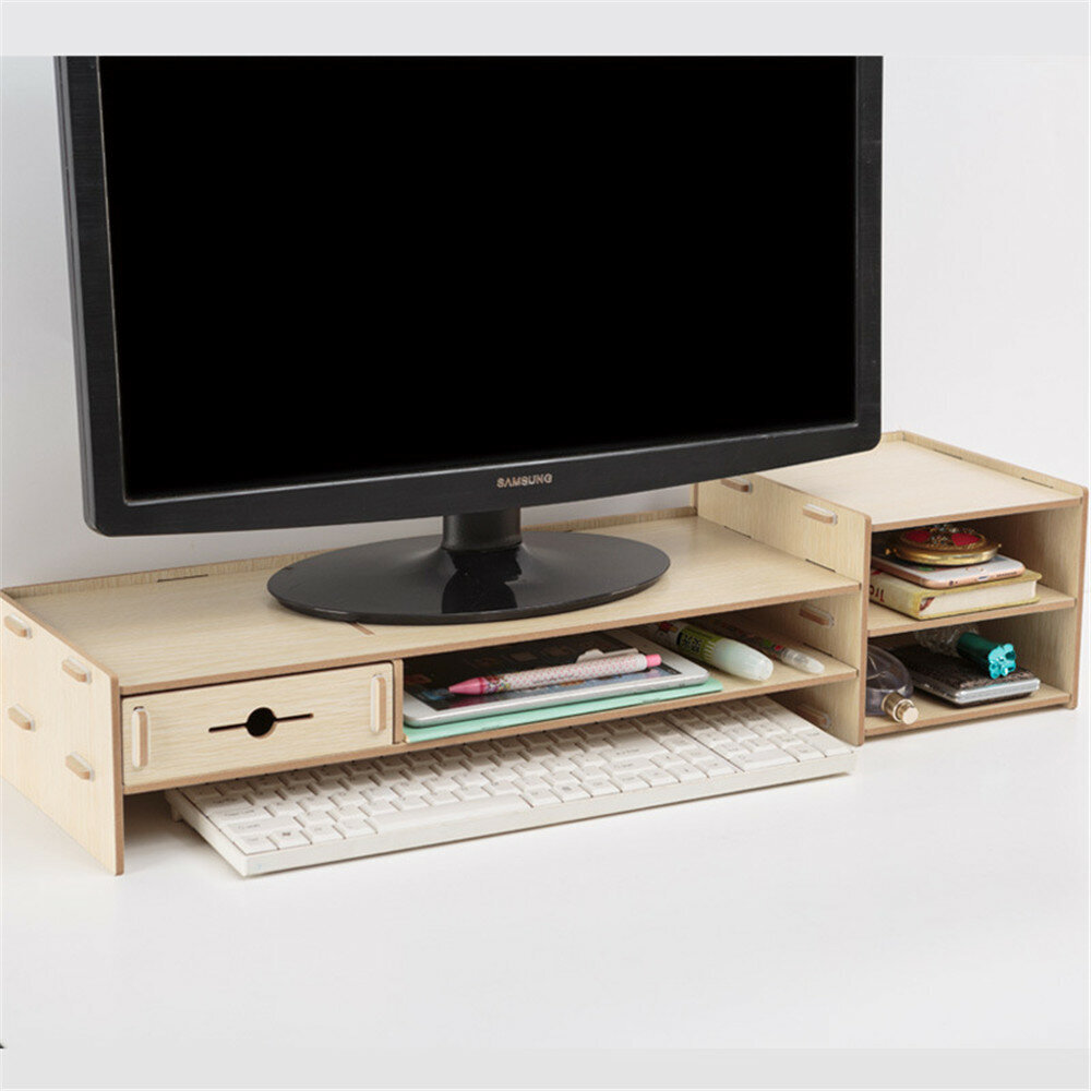 Monitor Stand Computer Shelf 6 Colors Multi-function Desktop Monitor Stand Computer Laptop Screen ...