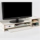6 Colors Multi-function Desktop Monitor Stand Computer Laptop Screen Riser Wood Shelf Desk Storage Holder