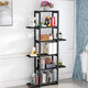 6 Layers Home Storage Rack Shelf Display Rack Plant Holder Flower Pot Rack Bookstand Indoor Outdoor for Bedroom Living Room