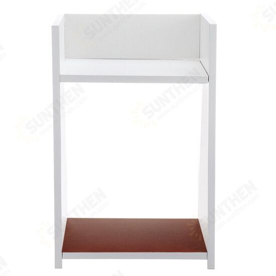 Assembled Storage Cabinet Wooden Storage Bedside Cabinet White Bedroom Locker for Home Office