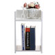 Assembled Storage Cabinet Wooden Storage Bedside Cabinet White Bedroom Locker for Home Office